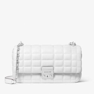 Brand new Michael Kors Tribeca Large Quilted Leather Shoulder Bag